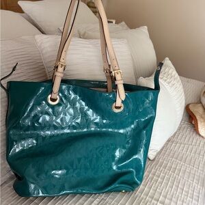 Teal Michael Kors Tote Bag Shoulder Bag